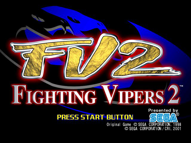 Fighting Vipers 2 Title Screen